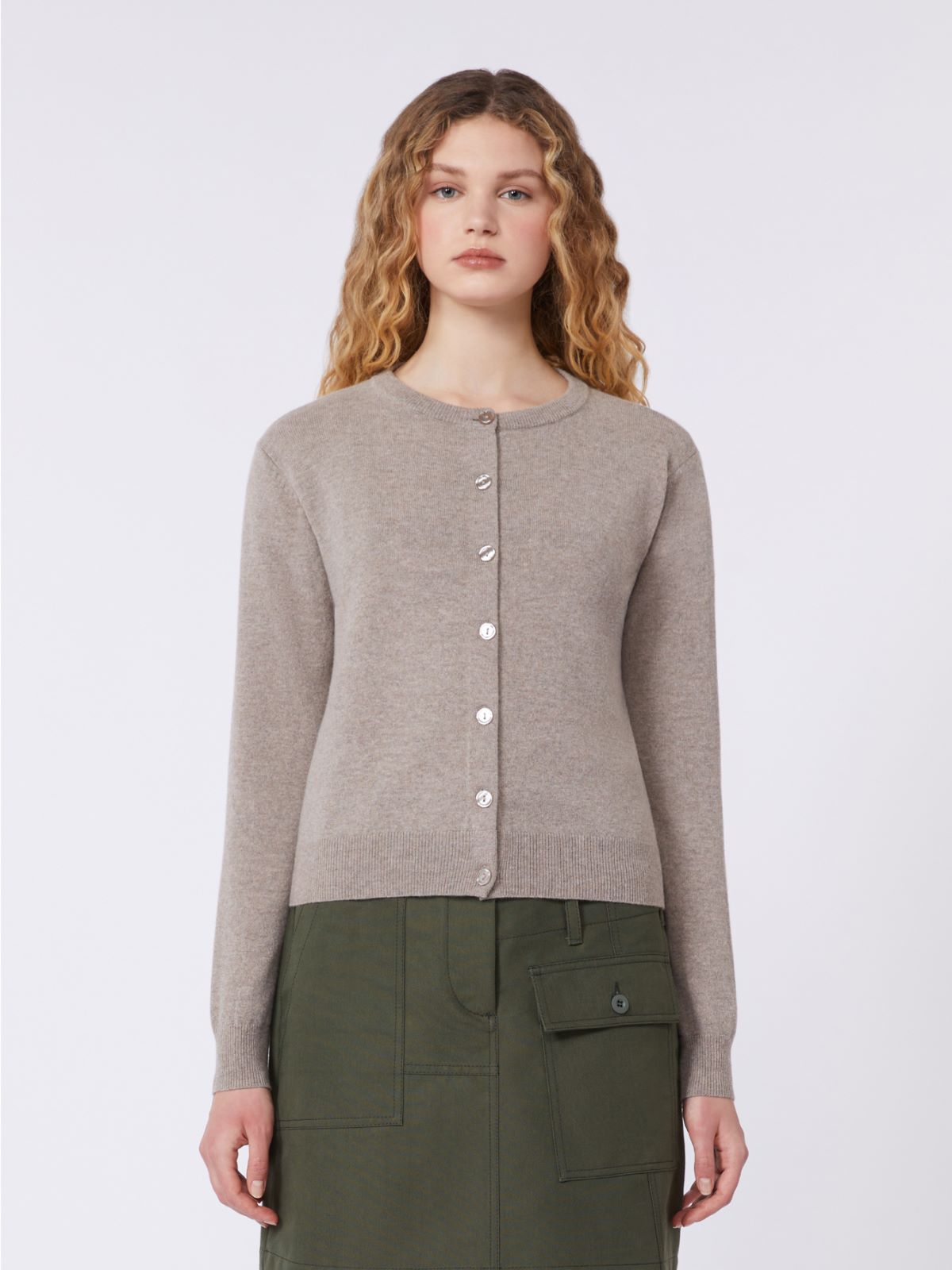 Wool and cashmere cardigan