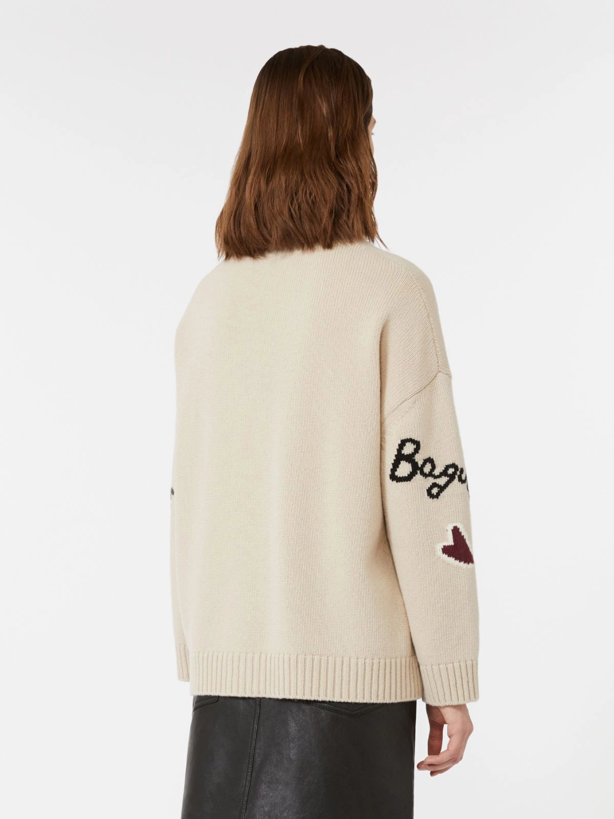 Weekend Max Mara, Belgio Wool knit oversized cardigan