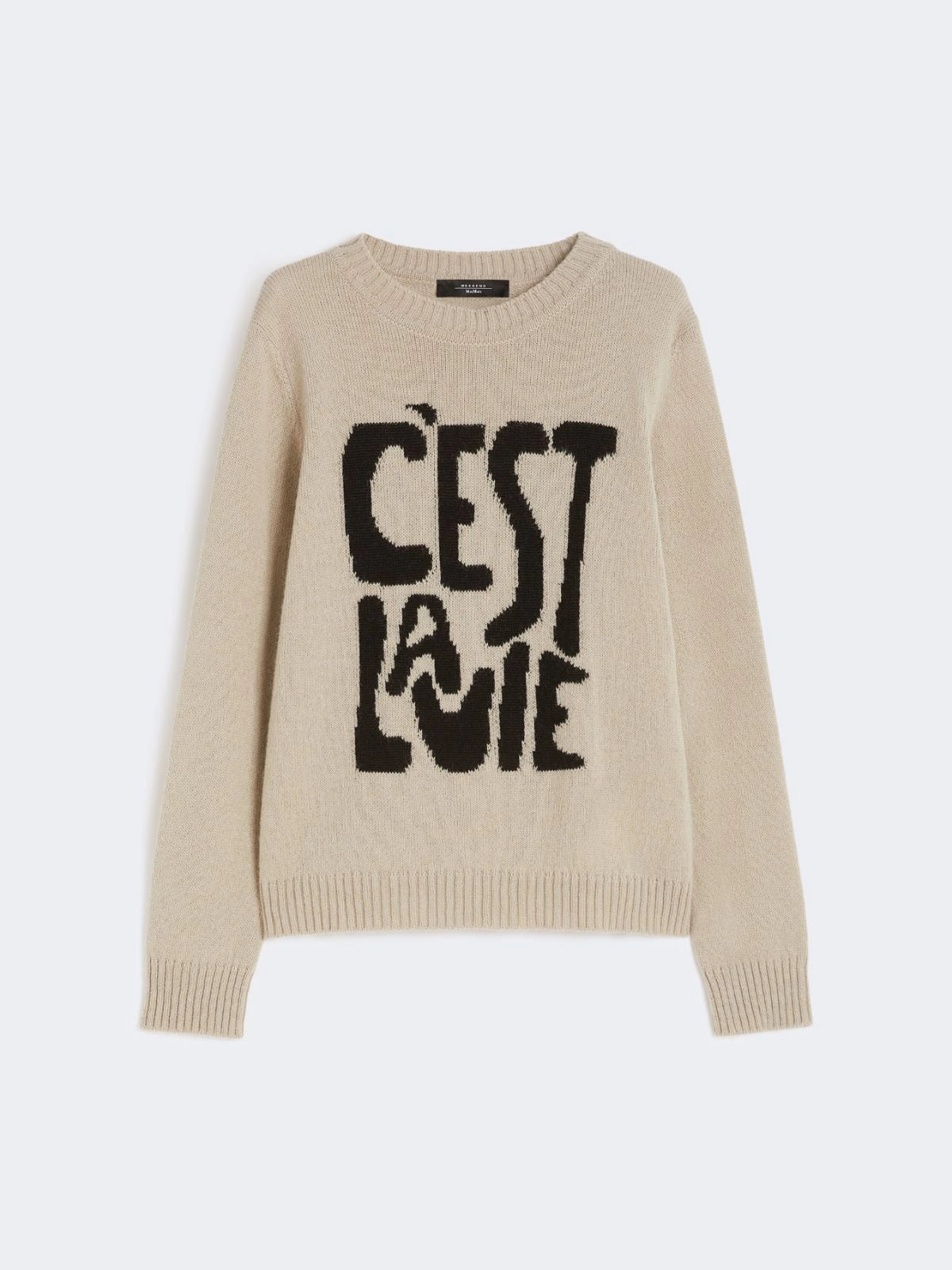 Weekend Max Mara, Nitra Alpaca and wool jumper - Sand