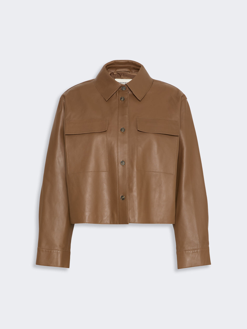 Nappa leather jacket - BROWN