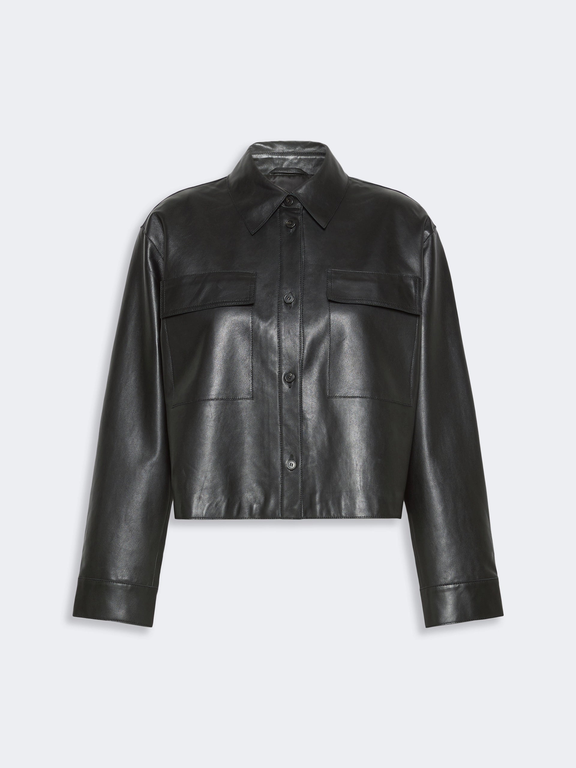 Piovra Black Nappa Leather Jacket, Weekend Max Mara