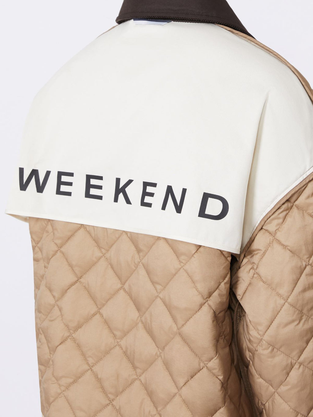 Reversible padded jacket in water-repellent fabric