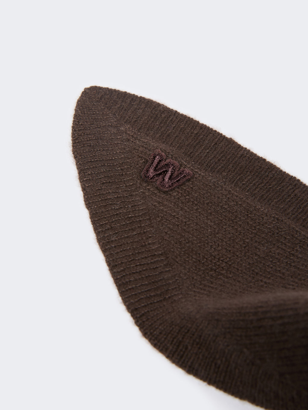Triangle cashmere scarf - BROWN