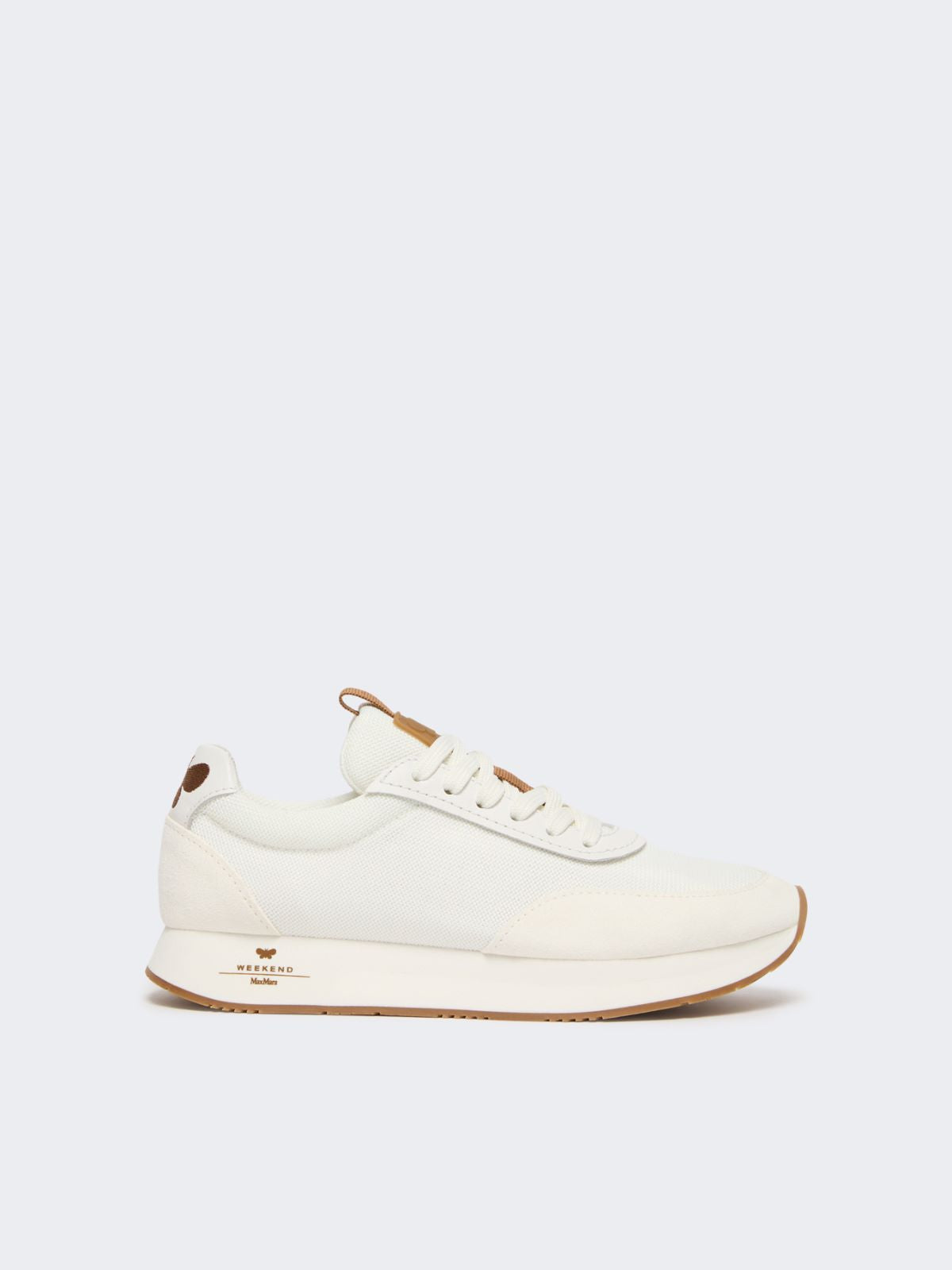 Low-top sneakers in technical fabric - WHITE