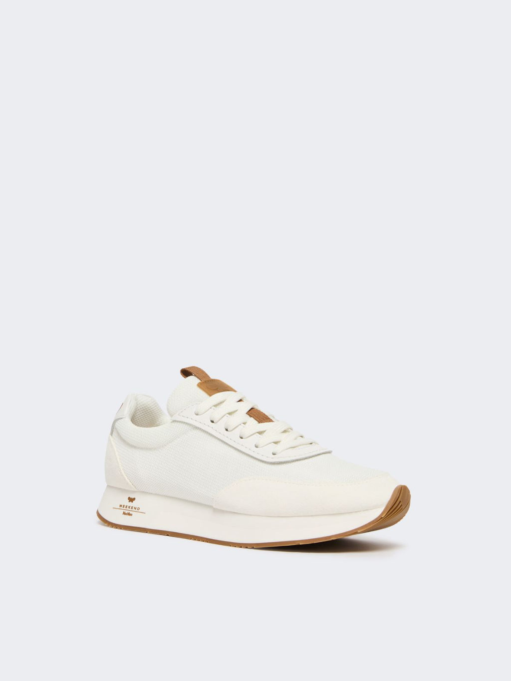 Low-top sneakers in technical fabric - WHITE