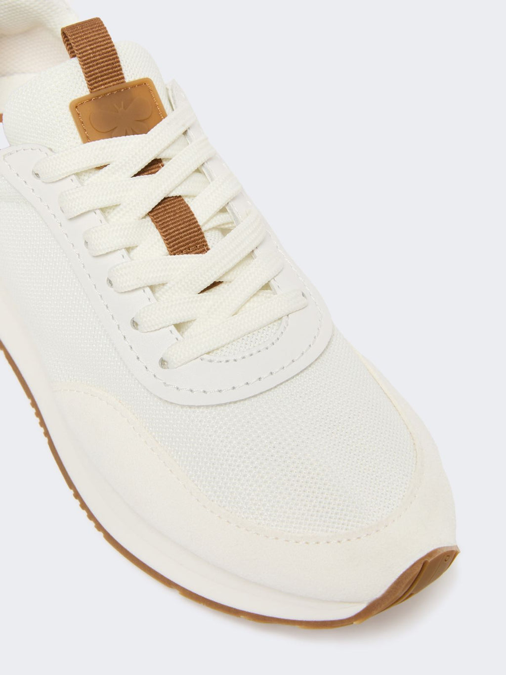Low-top sneakers in technical fabric - WHITE