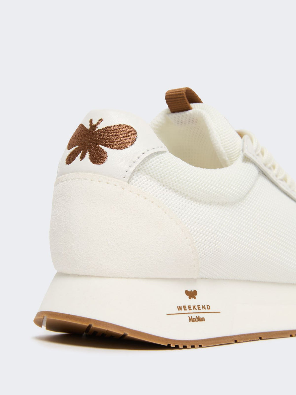 Low-top sneakers in technical fabric - WHITE