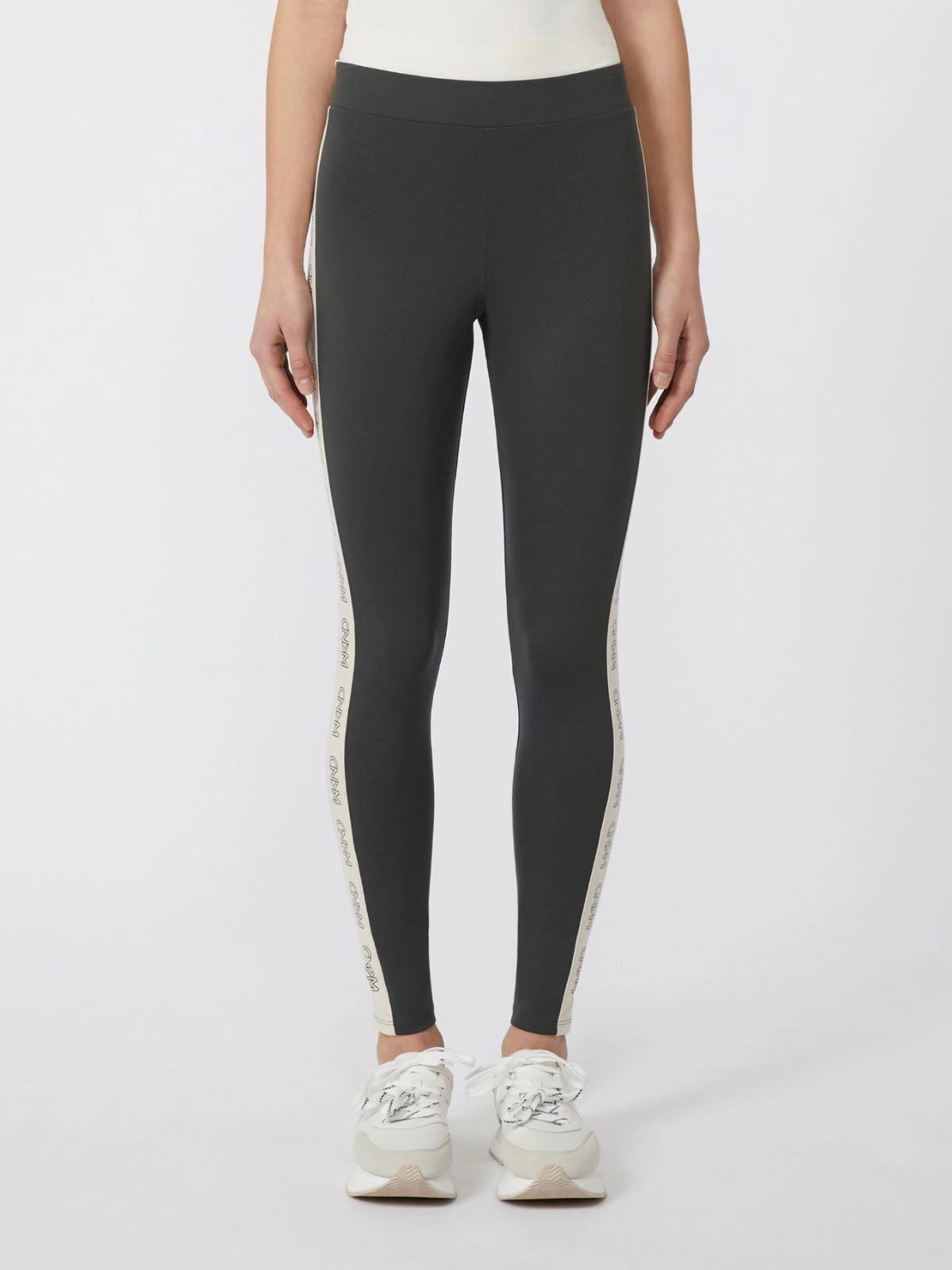 Max Mara Weekend, Basilio Technical jersey leggings Dark Grey
