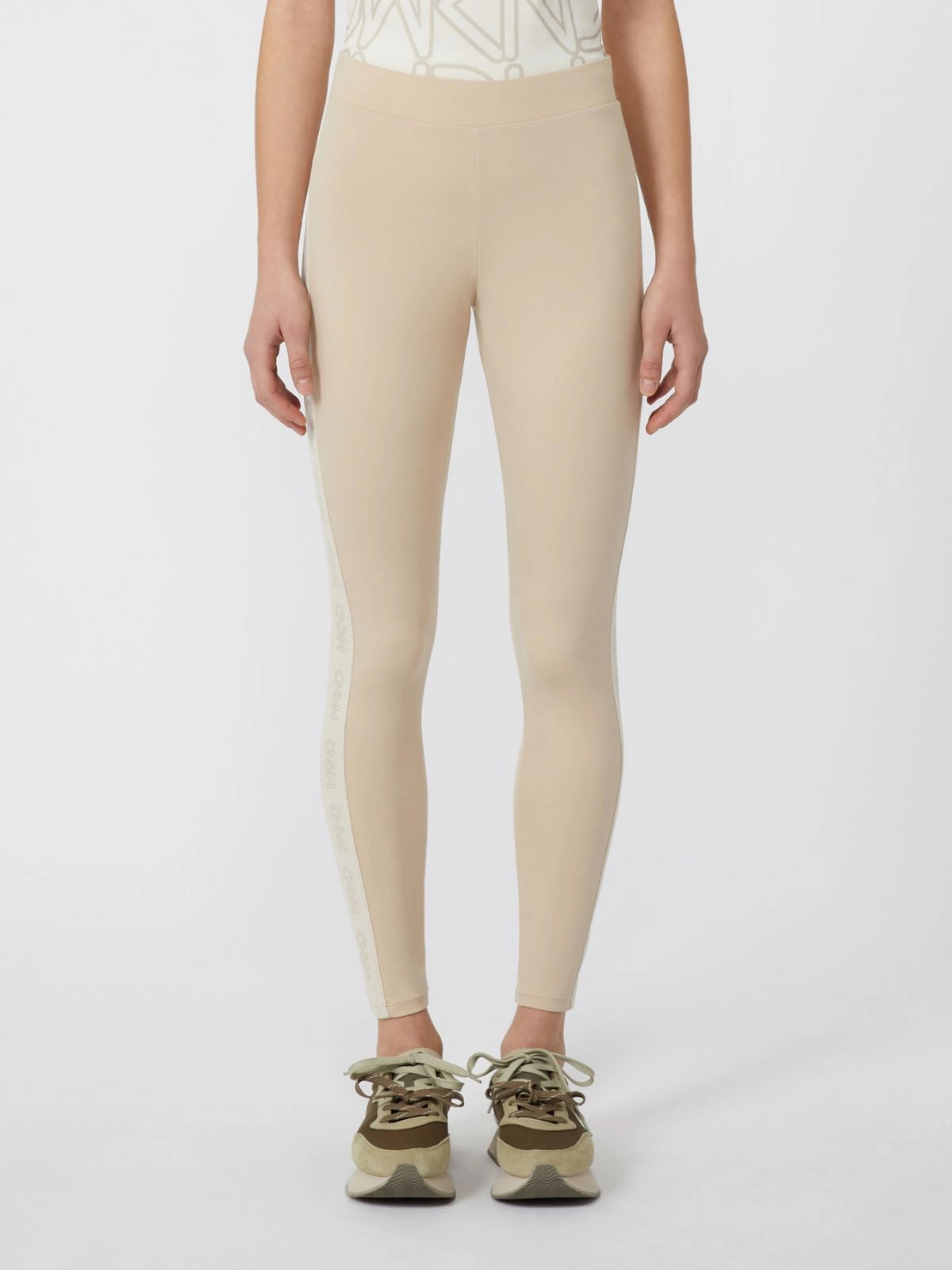 Max Mara Weekend, Basilio Technical jersey leggings Beige
