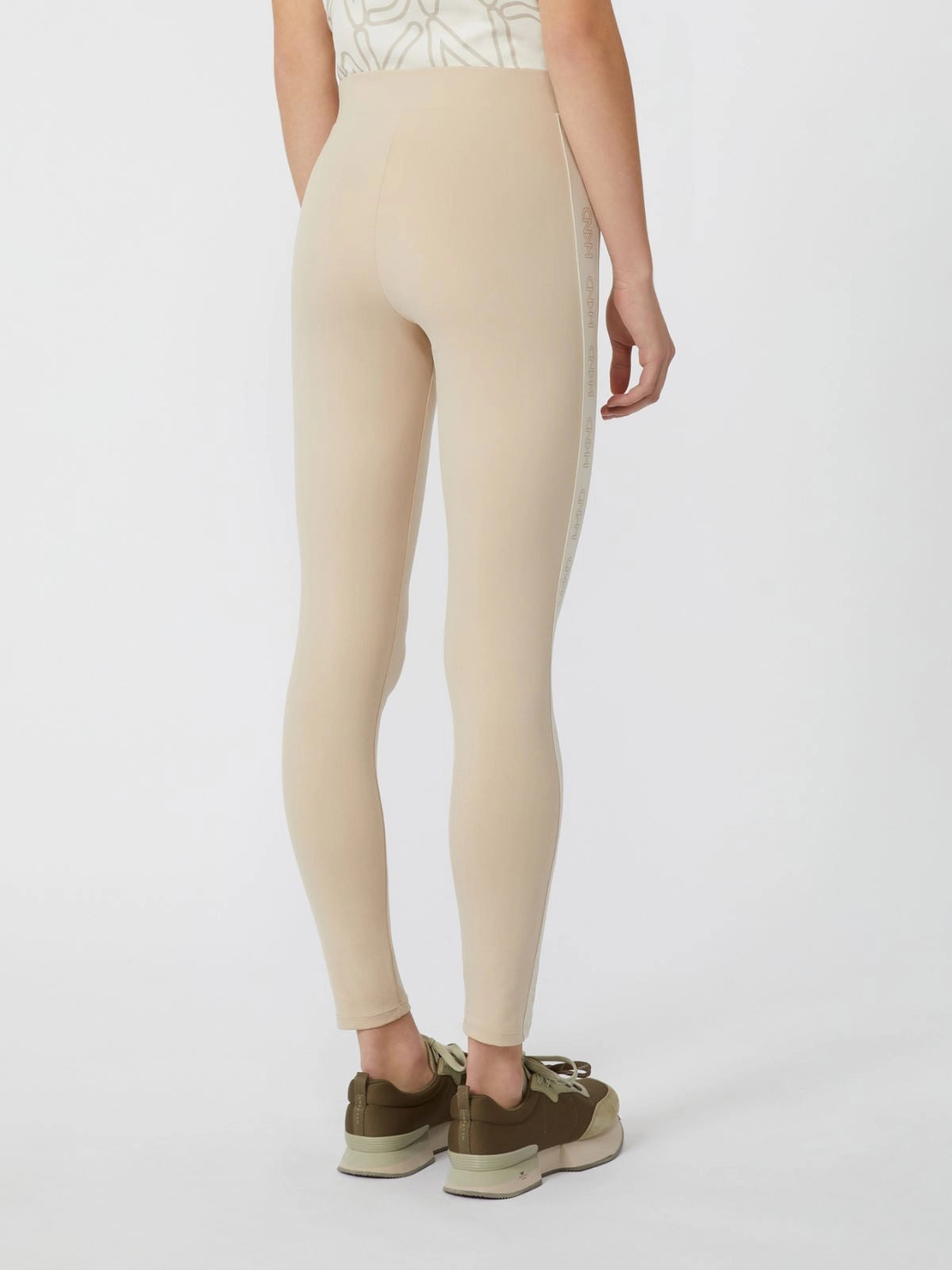 Max Mara Weekend, Basilio Technical jersey leggings Beige