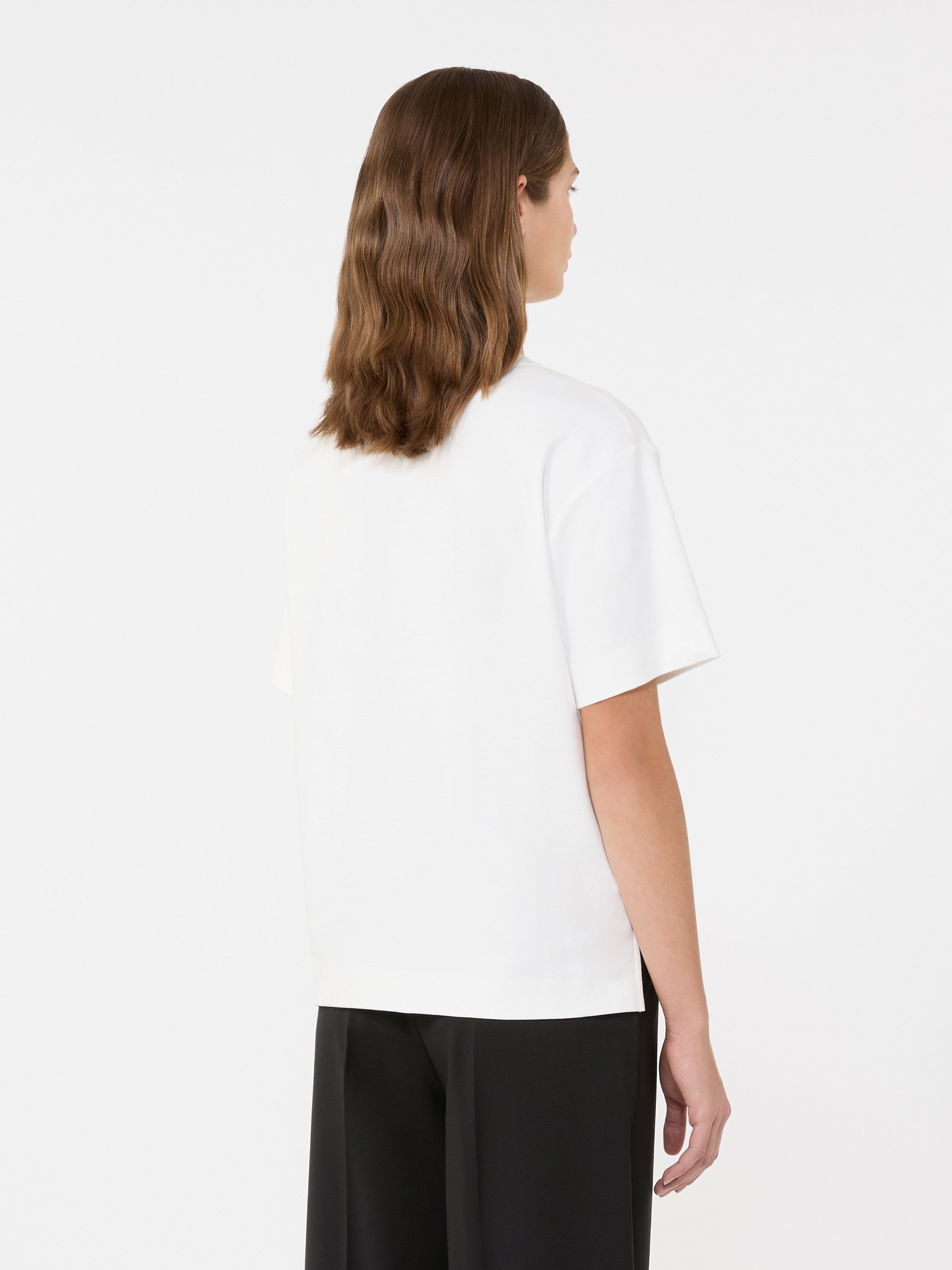 Cotton jersey T-shirt - WHITE