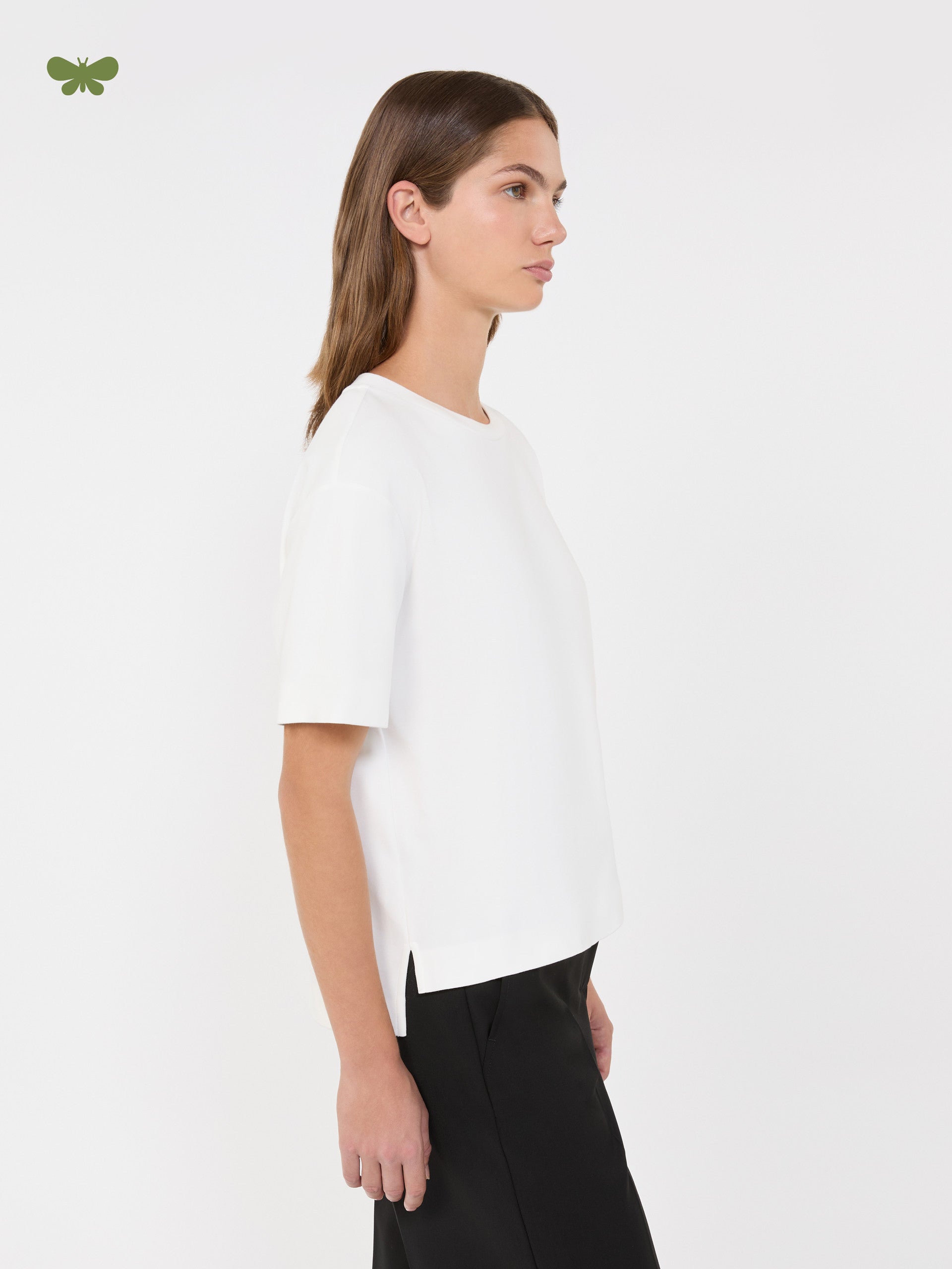 Cotton jersey T-shirt - WHITE