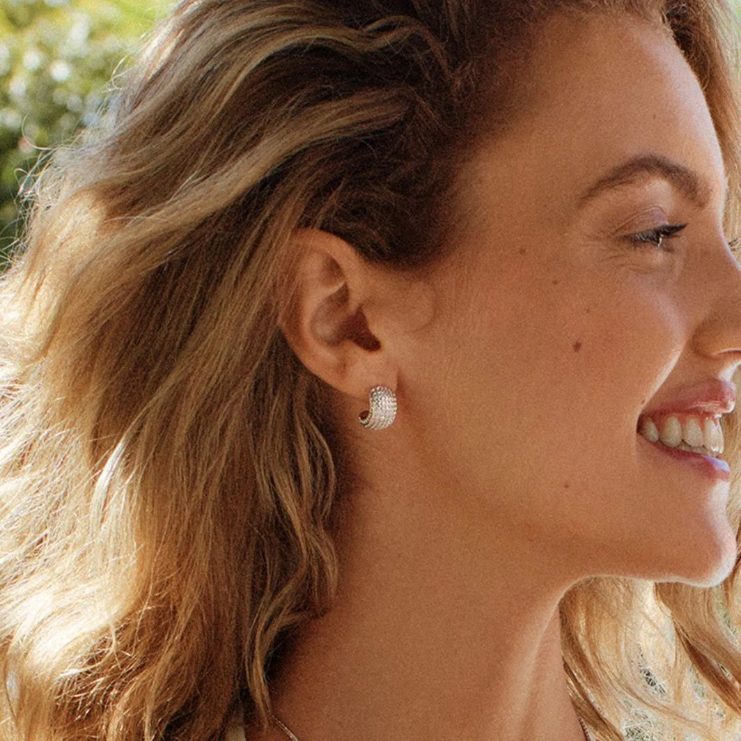 Edblad, Amarillo Creoles Earrings