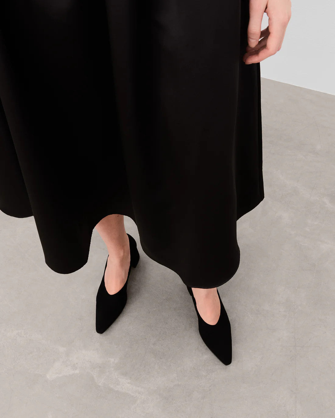 Flattered, Angela Suede Heels