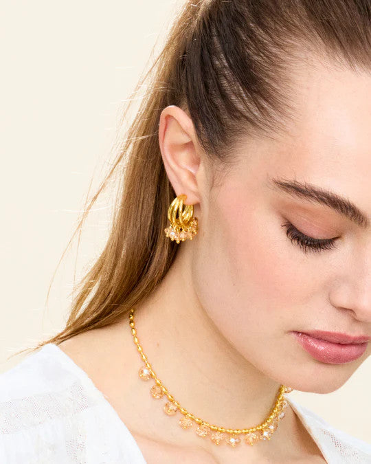 ANNELE, Cream Supreme Earrings