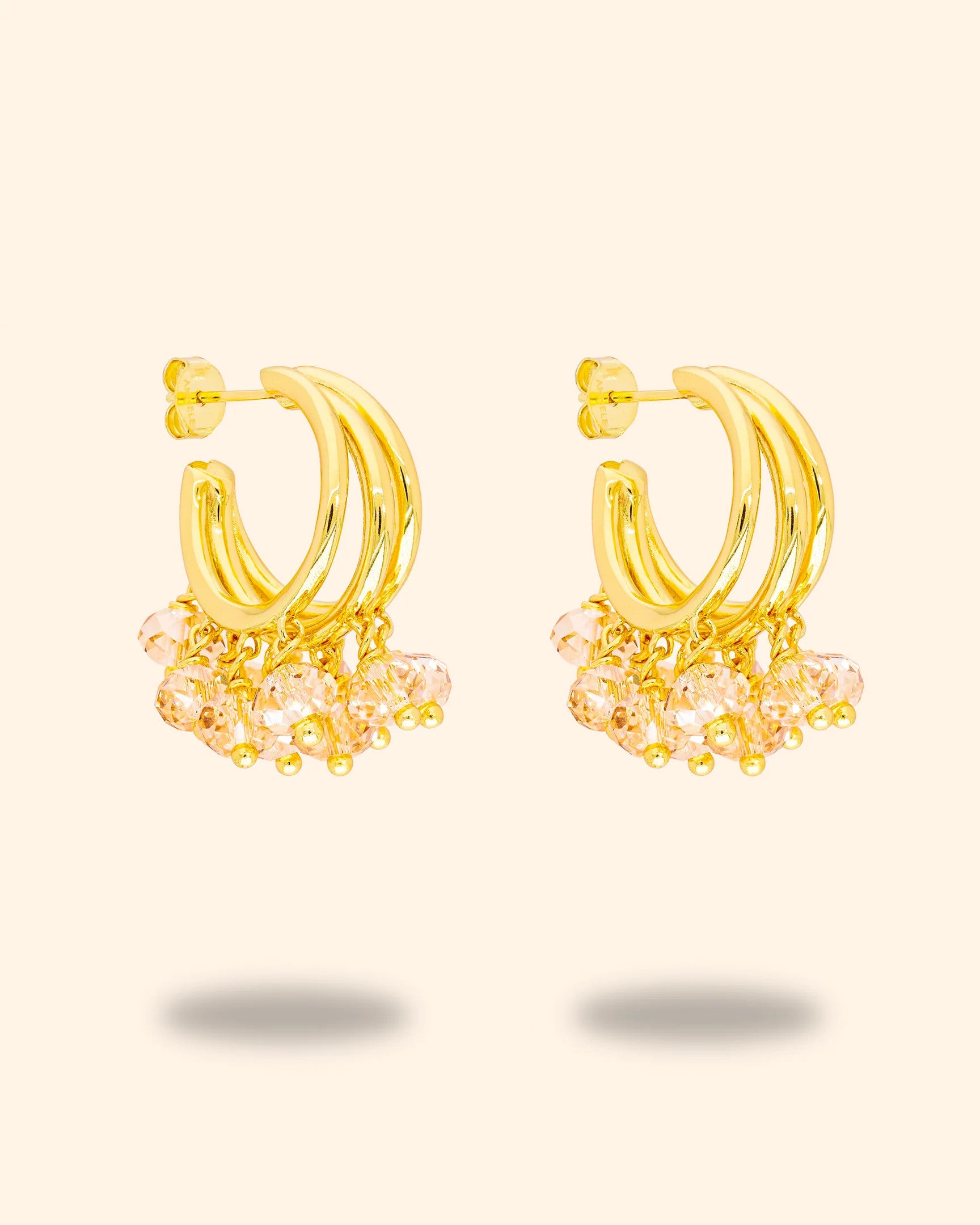 ANNELE, Cream Supreme Earrings