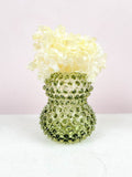 Anna von Lipa Hobnail Birdie Vase 13 cm Olivegreen