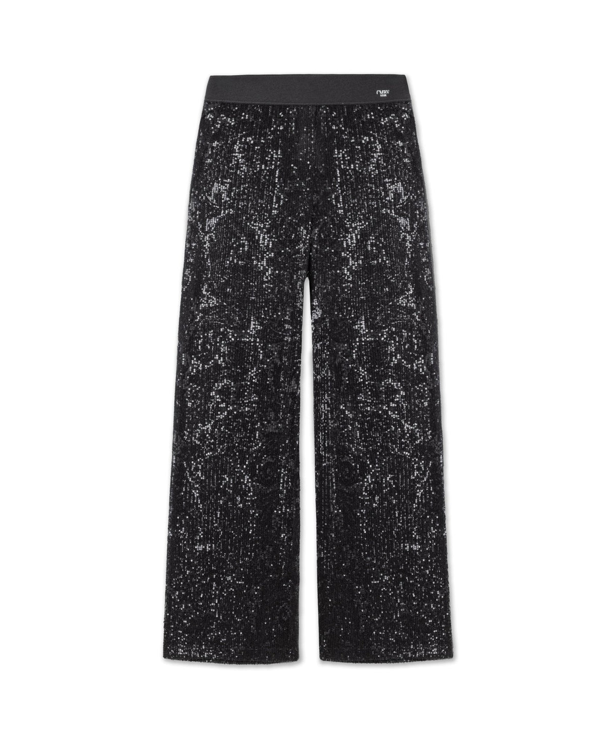 Cambio Allison Paljettihousut Black on Black