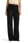 Cambio Allison Paljettihousut Black on Black