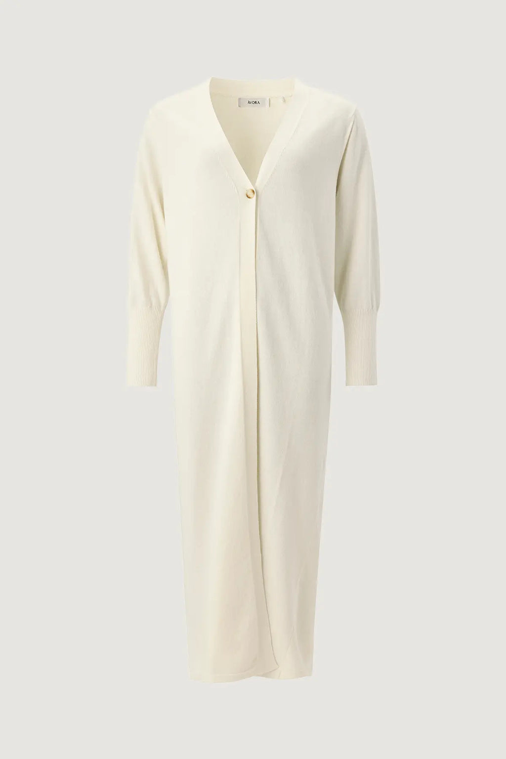 ÀVORA, Long Cardigan Off White