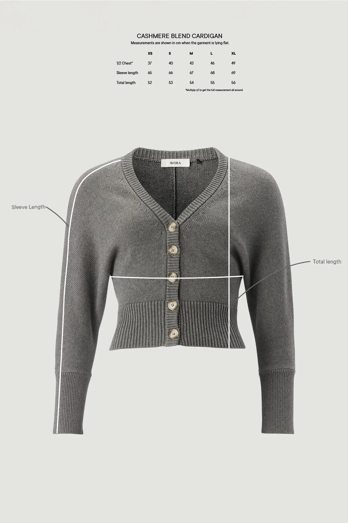 Ávora Cashmere Blend Cardigan