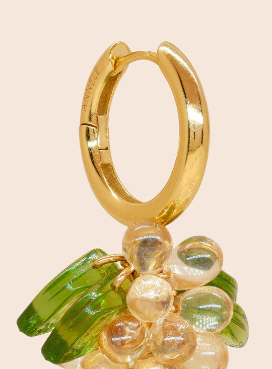 ANNELE Champange Jelly Korvakorut Gold