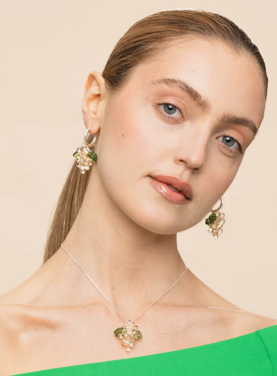 ANNELE Champange Jelly Korvakorut Silver