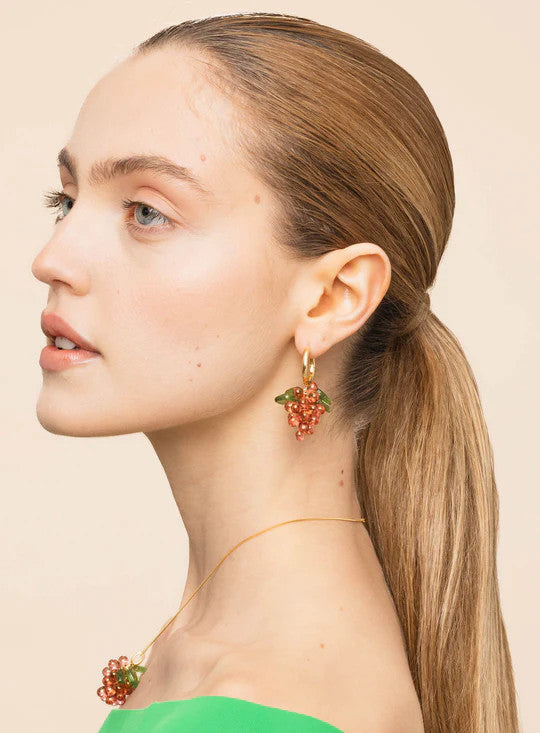 ANNELE Raspberry Jelly Korvakorut Gold