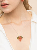 ANNELE Raspberry Jelly Kaulakoru Silver