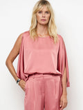 RISETTE flowing satin top