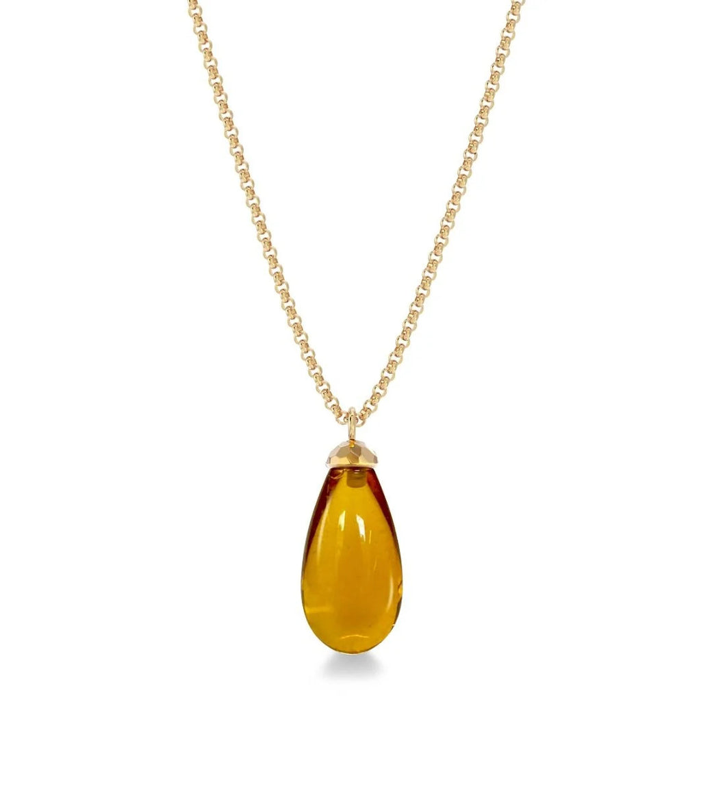 Edblad, Cali Necklace Amber Gold