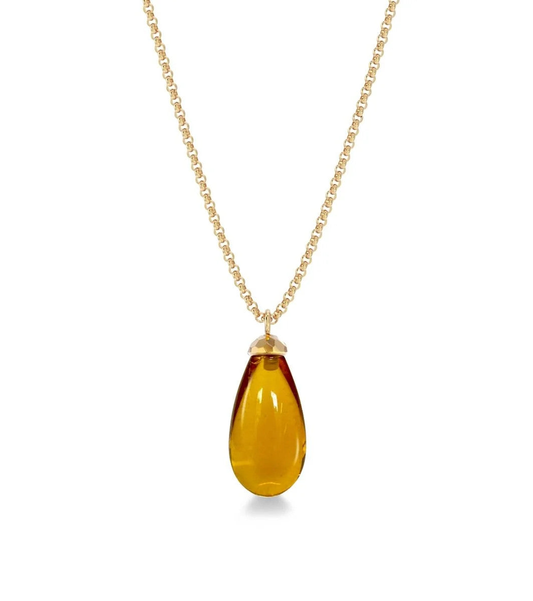 Edblad, Cali Necklace Amber Gold