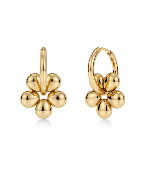 Daisy Hoops Gold