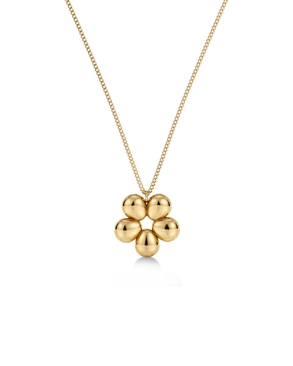 Daisy Necklace M Gold