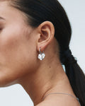 Gerana Hoops Silver