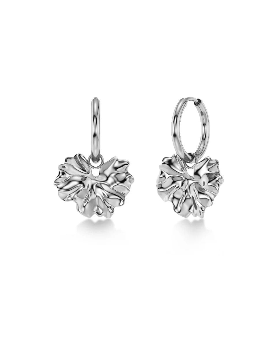 Gerana Hoops Silver
