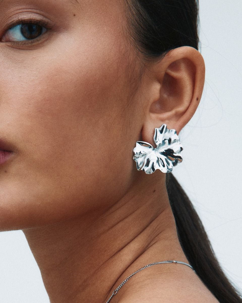 Gerana Studs L Silver