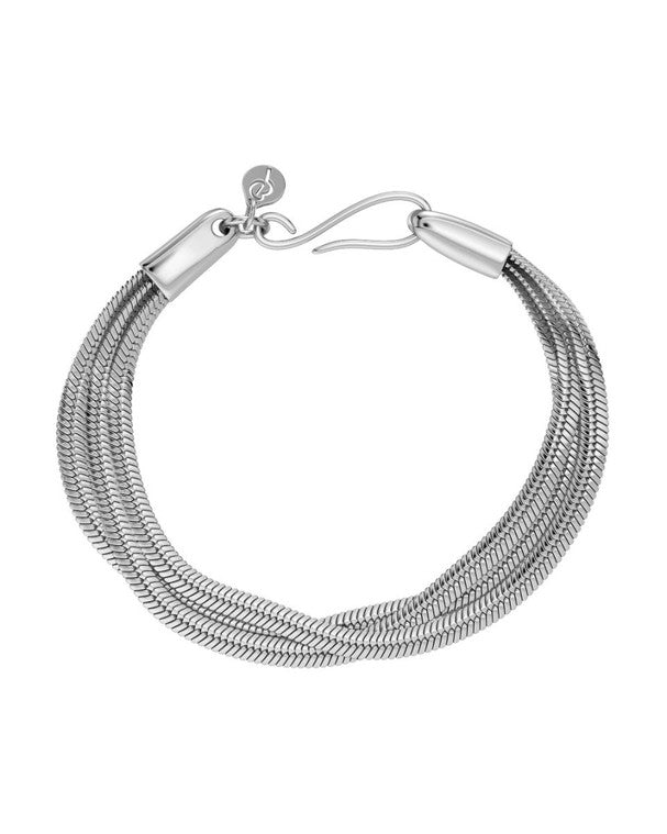 Edblad, Herringbone Triple Bracelet Steel