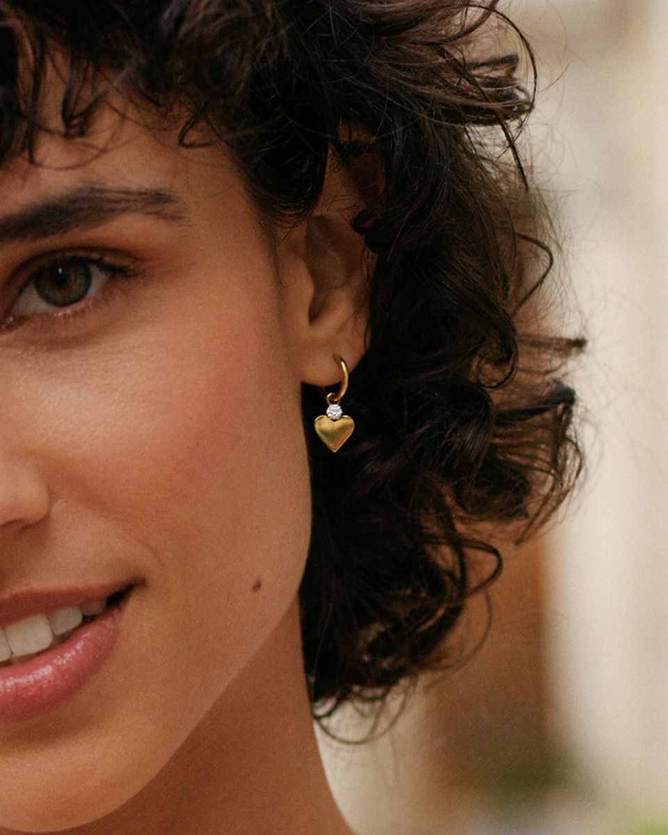 Love Spark Hoops Gold