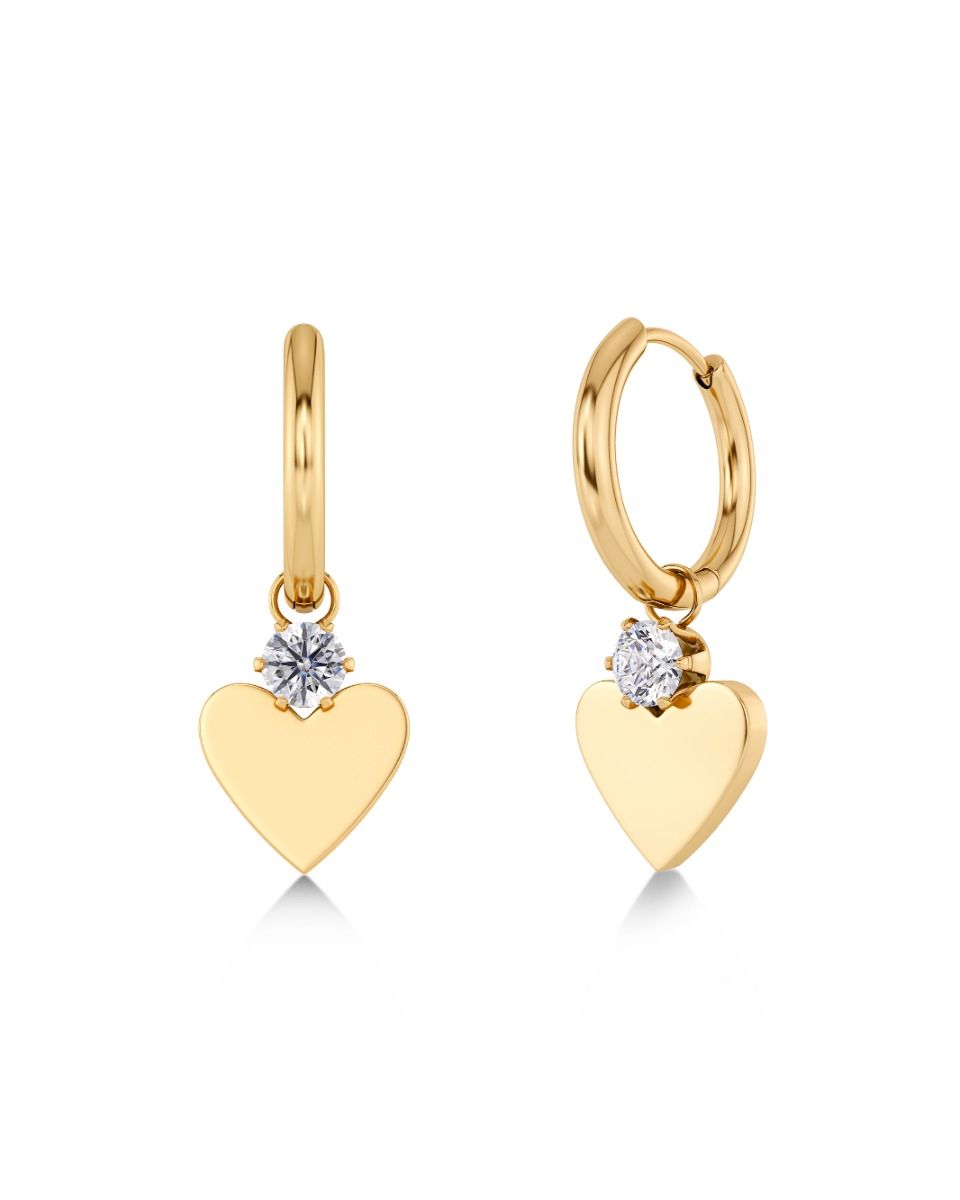 Love Spark Hoops Gold