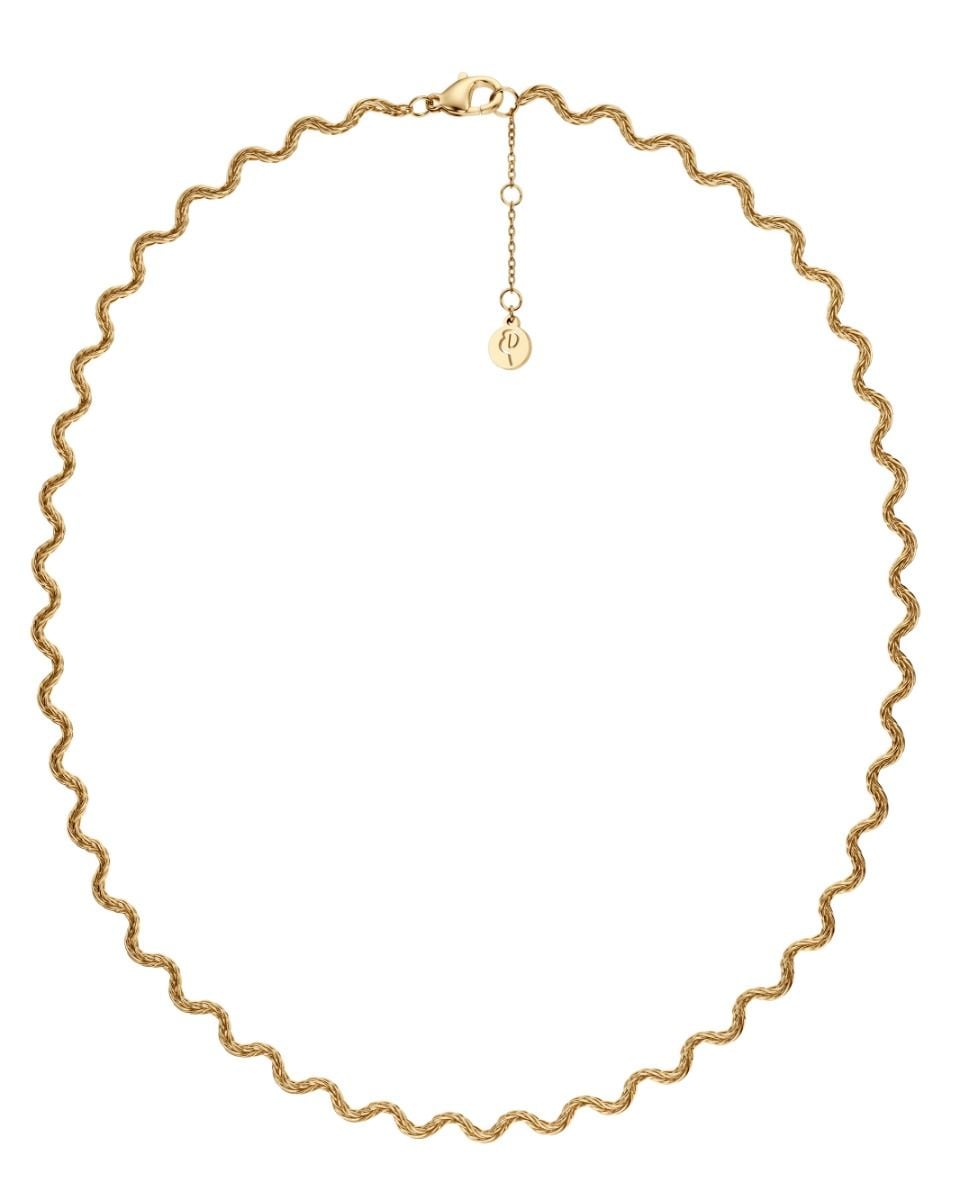 Mini Spiral Necklace Gold