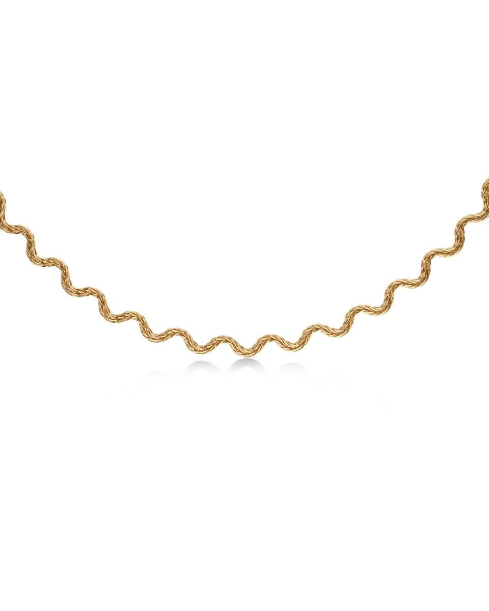 Mini Spiral Necklace Gold