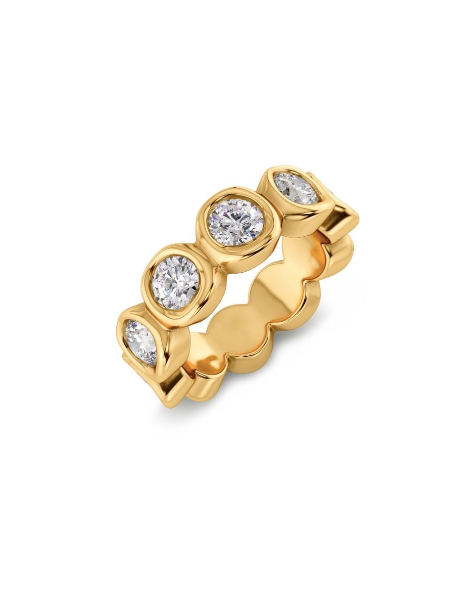 Ocean Gem Ring Gold
