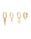Peak One Hoops Sirius Gold