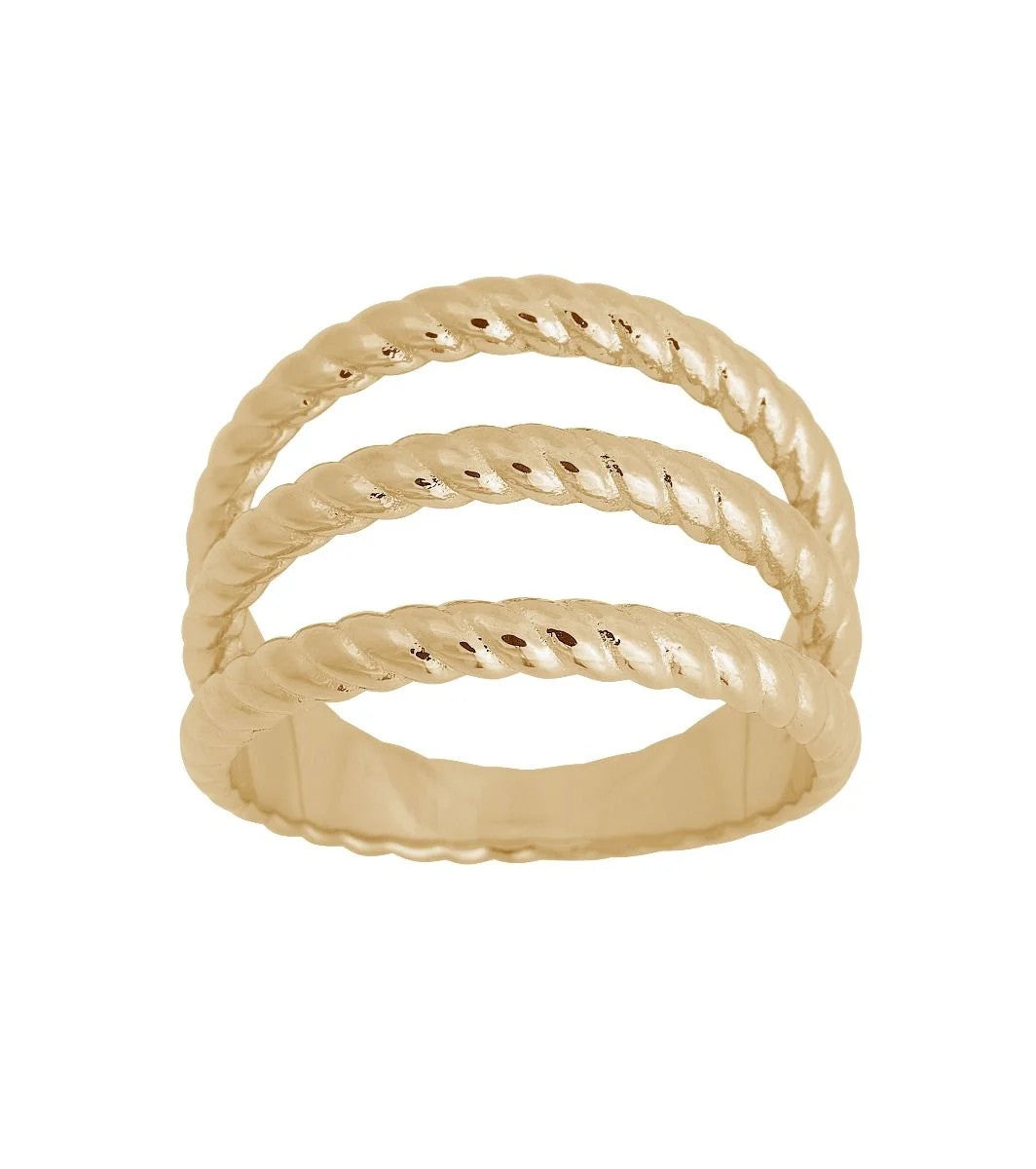 Edblad, Rope Ring Triple Gold