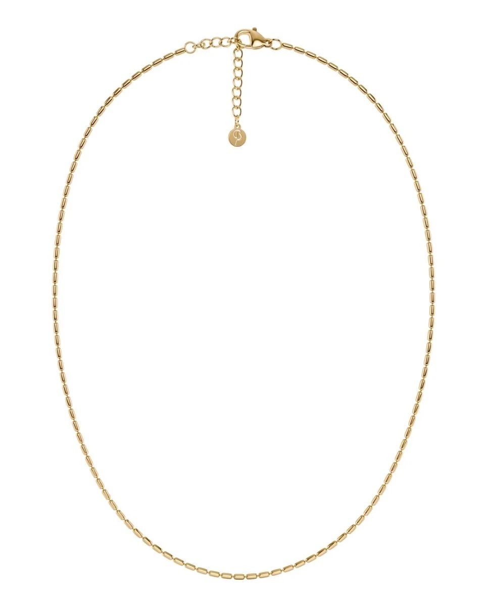 Seed Bead Necklace Gold
