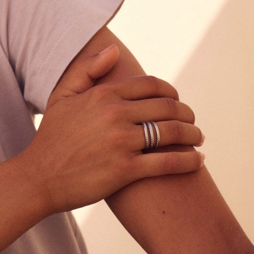 Edblad, Rope Ring Triple Steel