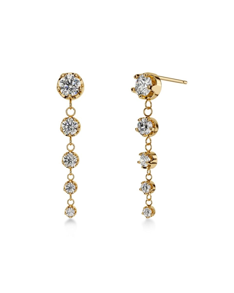 Teeny Earrings Gold