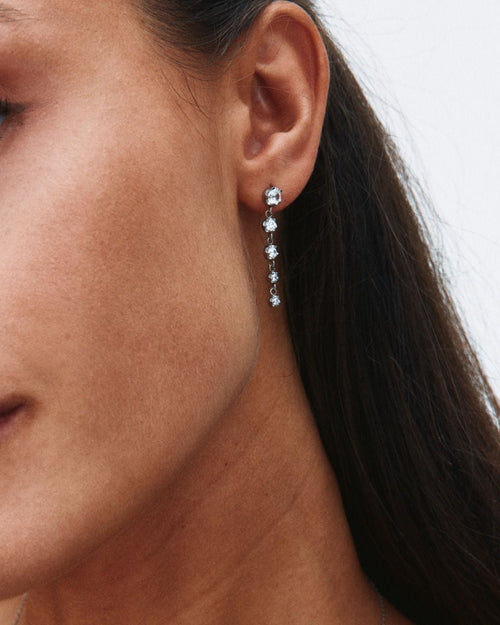 Teeny Earrings Silver