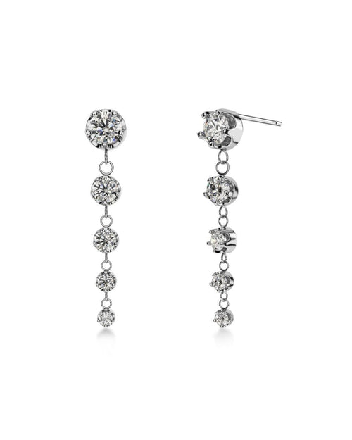 Teeny Earrings Silver